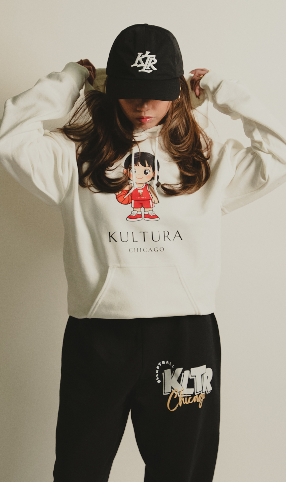 Kultura Girl Hoodie V1 White